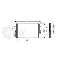 Kondensator Klimaanlage FüR Fiat Palio Weekend 1.2 Bj.97-04