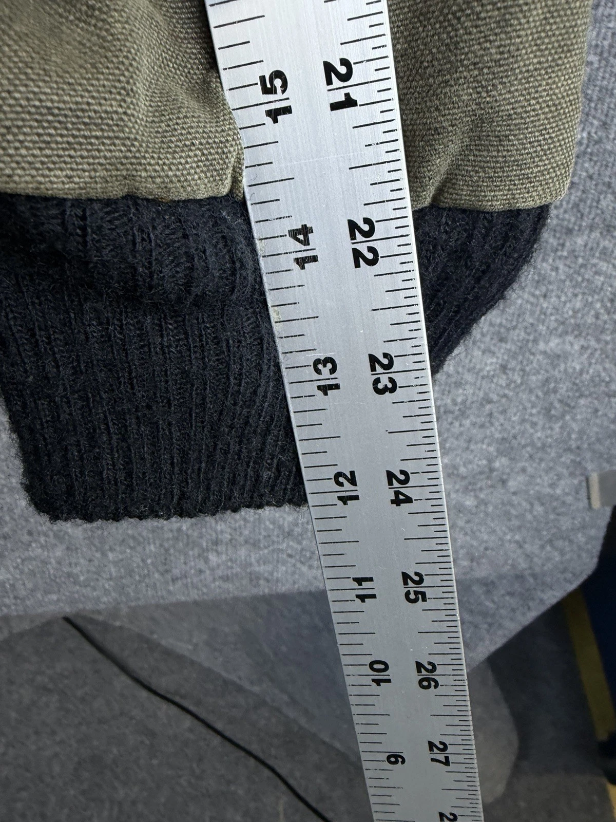 Vintage 90s Dickies Faded Green Distressed Work Jacket Carhartt Style Workwear M - product detail image 8
