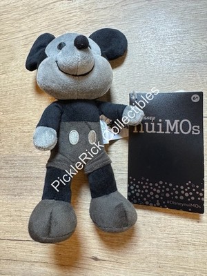 Disney Parks Plush 2026 NuiMOs Mickey Mouse Logo Mania Parks After Dark Black