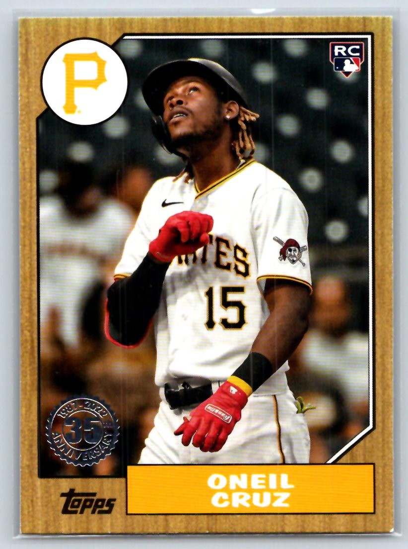 Oneil Cruz 2022 Topps #87TB-48 1987 Topps Baseball 35th Anniversary Rookie