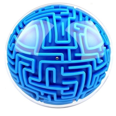 3D Labyrinth Kugel, Puzzle Ball, Geschicklichkeitsspiel, Stressabbau, Geschen...