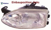 Abakus 661-1136L-LD-EM Hauptscheinwerfer Links Scheinwerfer FüR Fiat