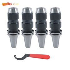 4Pack High-Performance CAT40 Keyless Drill Chuck 1/2" APU13 for HAAS CNC Machine
