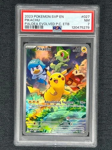 2023 Pokemon TCG English Black Star Promos SVP EN 027 Pikachu PSA 7