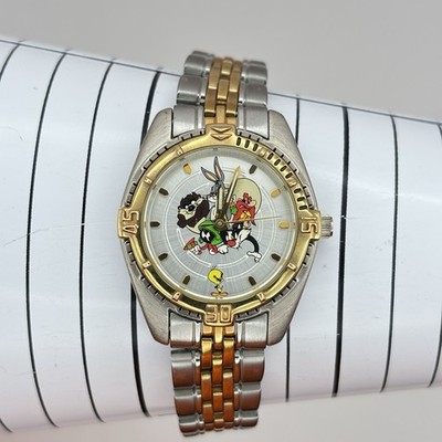Taz Yosemite Sam Sylvester Bugs Marvin, Warner Bros Fossil Ladies Watch! #9.17