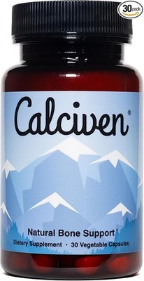 Calciven Natural Bone Support Supplement - 30 Capsules | Non-GMO & Gluten-Free