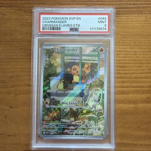 2023 Pokemon SVP en Charmander Obsidian Flames ETB #044 PSA 9