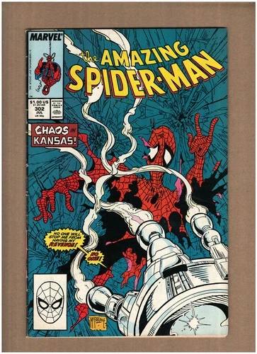 Amazing Spider-Man #302 Marvel Comics 1988 Todd McFarlane SILVER SABLE VG 4.0