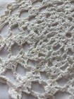 Handmade Crocheted Doily White 8” Vintage — photo 2