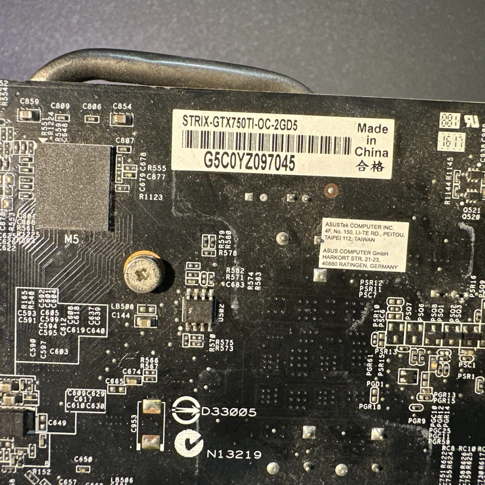 ASUS STRIX GTX 750Ti OC 2GB STRIX-GTX750TI-OC-2GD5 GDDR5 PCIe GRAPHICS CARD - Image 4 of 4