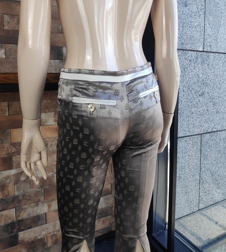 Roberto Cavalli - Just Cavalli Authentic Cropped Pants with Logo Unworn 42 IT - Picture 9 of 22