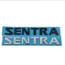 Chrome SENTRA FOR SENTRA REAR TRUNK LETTERS NAMEPLATE BADGE EMBLEM