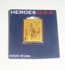 Heroes USA 9/11 Clutch Pin Made in USA though USPS Stamp Replica 2011