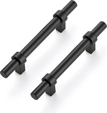 30 Pack 6 Inch Cabinet Pulls Matte Black Kitchen Cabinet Hardware Cupboard Handl