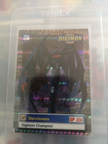 Devimon Foil Brillante Carte Digimon Série 1 #30 Sur 34 - Photo 1/8