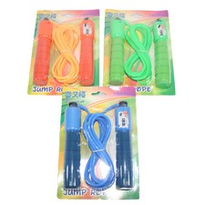 Adjustable Handle Skipping Jump Rope With 3 Digit Counter 2.6m Handle 8.5 ft