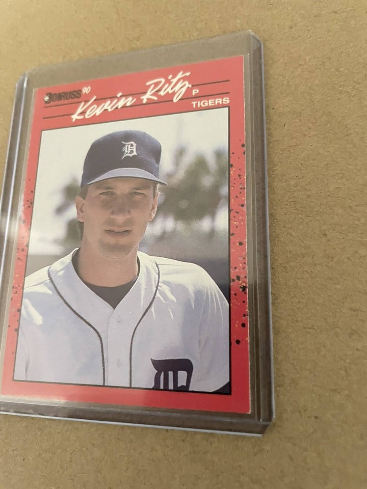 Kevin Ritz Rookie 1990 Donruss #415 Error Baseball Card No Dot Inc Rare ...