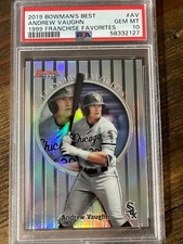2019 Bowmans Best Andrew Vaughn Franchise Favorites Refractor RC PSA 10 ROOKIE