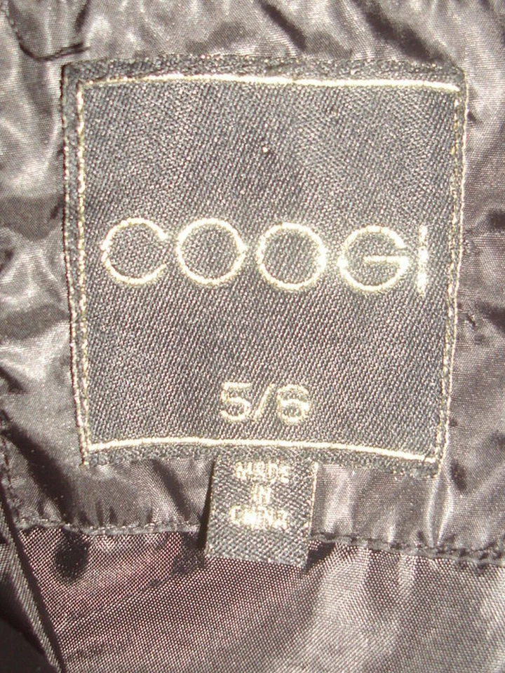 COOGI CHAQUETÓN CAPUCHA EXTRAÍBLE MEZCLA LANA GRIS/NEGRO NIÑAS TALLA 5/6 Foto 2 de 3