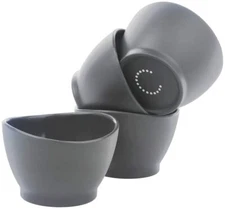 4 Pack Curtis Stone Silicone Pinch 1/2 Cup Bowls - 3" Silicone Sauce Bowl Set