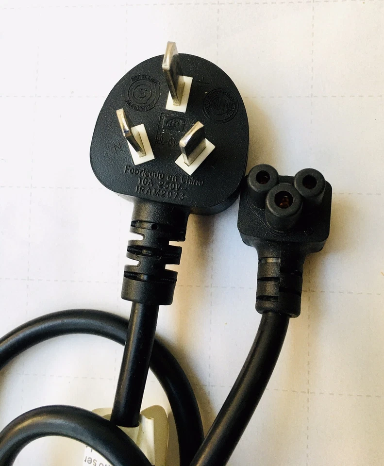 ТИП I AUS/ARG/CHN/NZL 5 ФУТОВ ДОРОЖНЫЙ РАЗЪЕМ ДЛЯ НОУТБУКА ЗАРЯДНОЕ УСТРОЙСТВО.НОВЫЙ👍 - Изображение 2 из 4