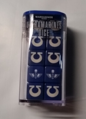 その他 Warhammer 40,000 Ultramarines Dice Ultramarines Space Marines Dice Warhammer 40K Pack 20x 16mm Dice