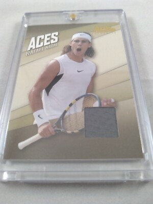 RAFAEL NADAL 2007 AC-5 Ace Authentic TENNIS card Match-Worn Jersey swatch ACES