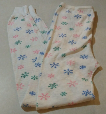 Womens Vtg Kmart Womens XL Thermal pants Waffle Knit USA