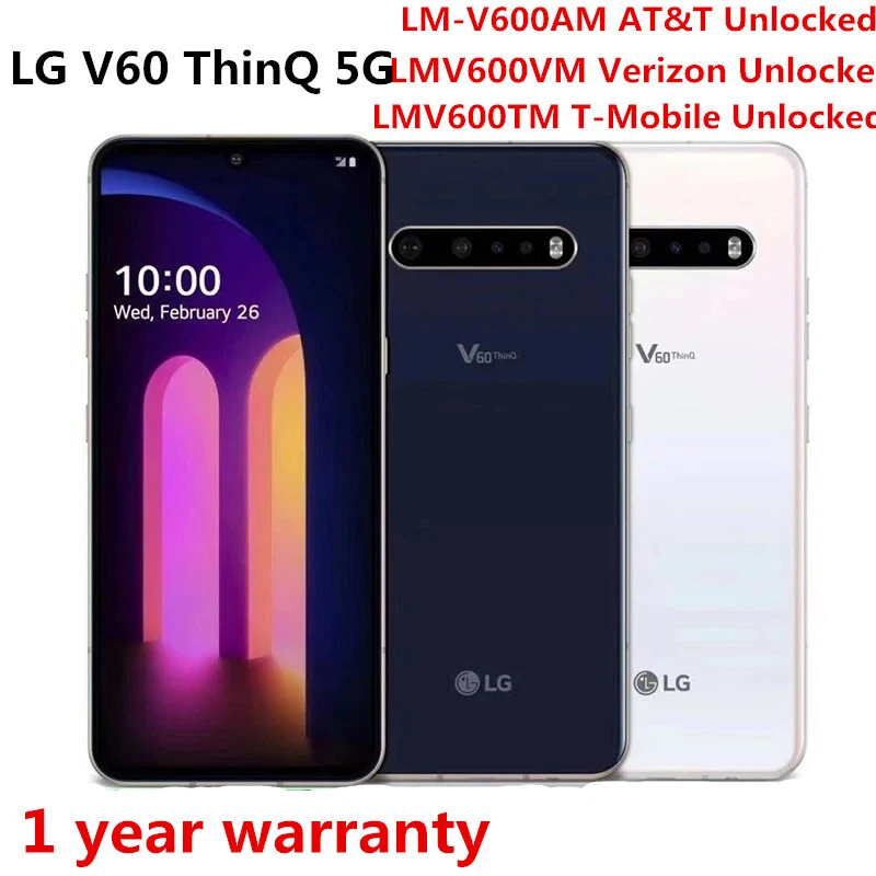 LG V60 ThinQ 5G LM-V600AM V600TM V600VM 128/256GB Unlocked Smartphone-New Sealed - Image 2 of 4
