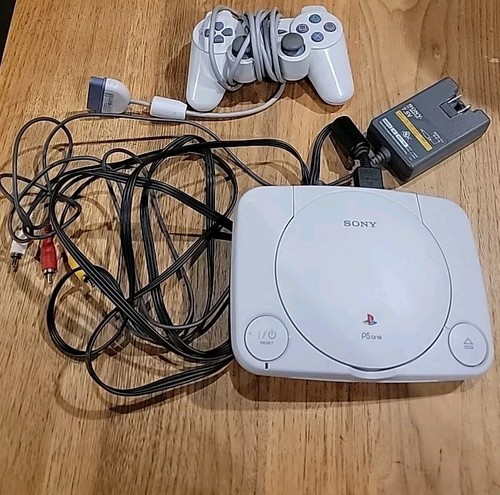 Official Sony PlayStation 1 PS1 Slim PSone Console Complete w ...