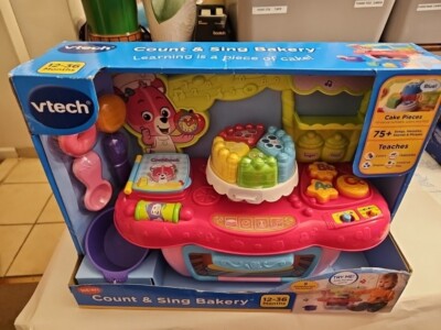 V-Tech Count & Sing Bakery Operated Lights & Sounds Learning Toy New In BOX 