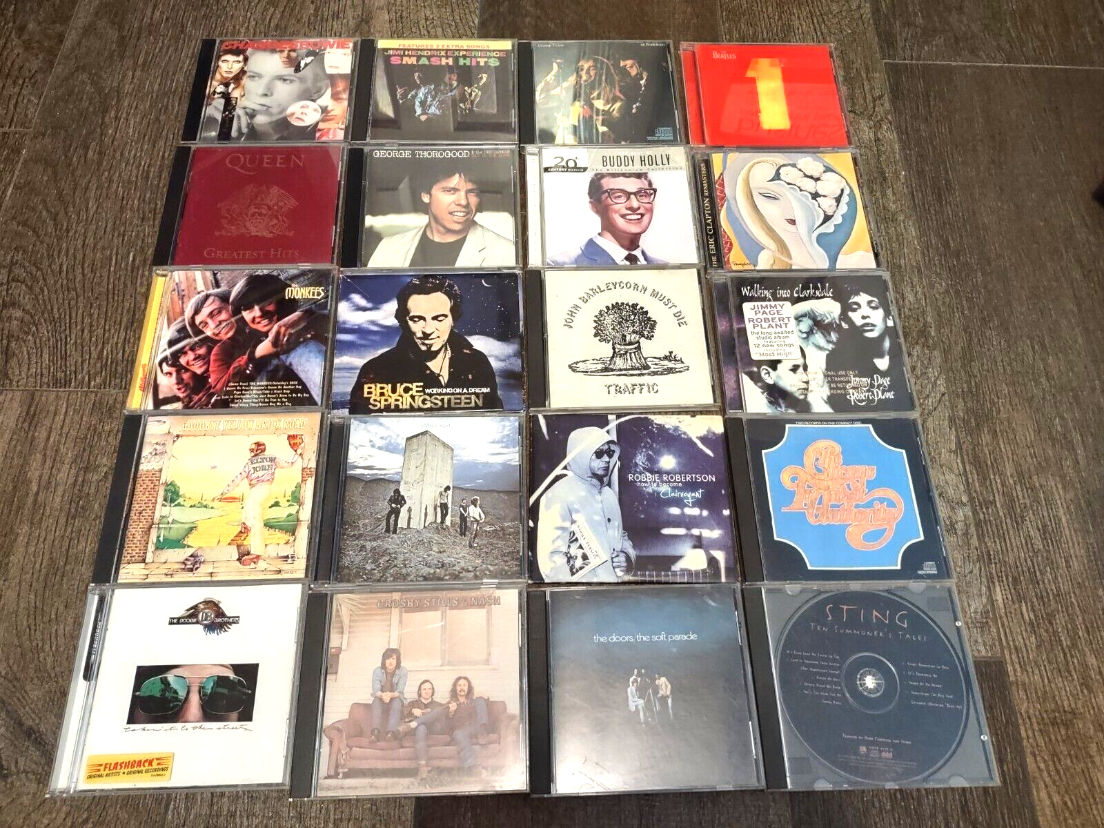 Classic Rock 20 CD Lot (Queen/Springsteen/Who/CheapTrick/Hendrix/Doors/Elton