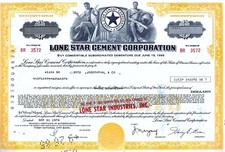 Lone Star Cement Corporation, 1978, 5 1/8% zadłużenia należnego 1993 (100 USD)