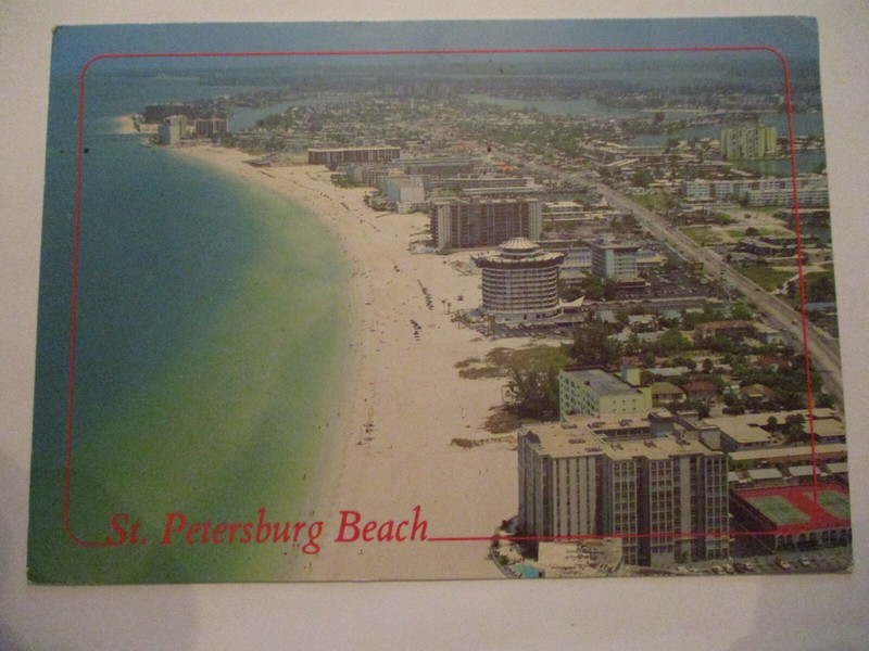 February 24, 1989  Postcard - St. Petersburg Beach, FL