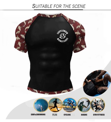 Hot Sale BJJ Rashguard Grappling Brazilian Jiu Jitsu MMA Rash Guard Shirt 2024 - Picture 8 of 29