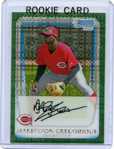 Mariekson Gregorius [Green Xfractor] #BCP209 2011 Bowman Chrome Prospects card
