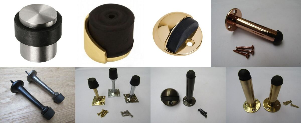 Door Stopper/Stops Buffer Rubber -Projection,Floor,Skirting,Wall-Various  Types