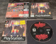 REAL BOUT FATAL FURY PS1 PAL PLAYSTATION 1 ITA COMPLETE RETRO GAME