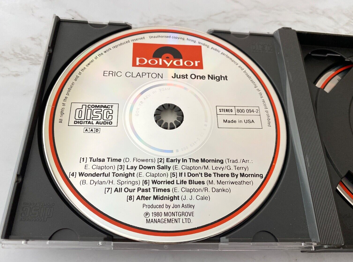 Eric Clapton Just One Night CD TARGET ERA! MADE IN USA BY PDO