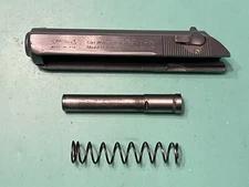 USED INTERARMS WALTHER PPK STAINLESS SLIDE BARREL SPRING FIRING PIN .380 ACP