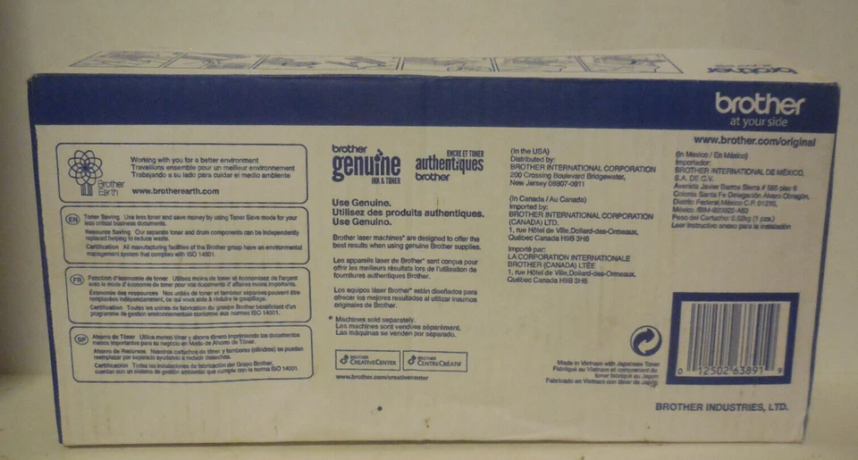 Cartuchos de tóner negros de alto rendimiento originales Brother TN-660 HL-L2300D caja abierta Foto 3 de 4