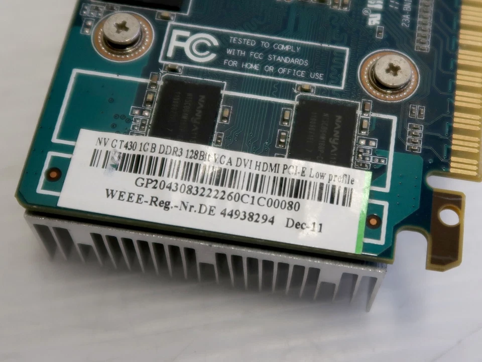 GeForce GT 430, 1GB DDR3, 128 BIT, DVI, HDMI, VGA, Manli 44938294 - WORKING - Image 4 of 4