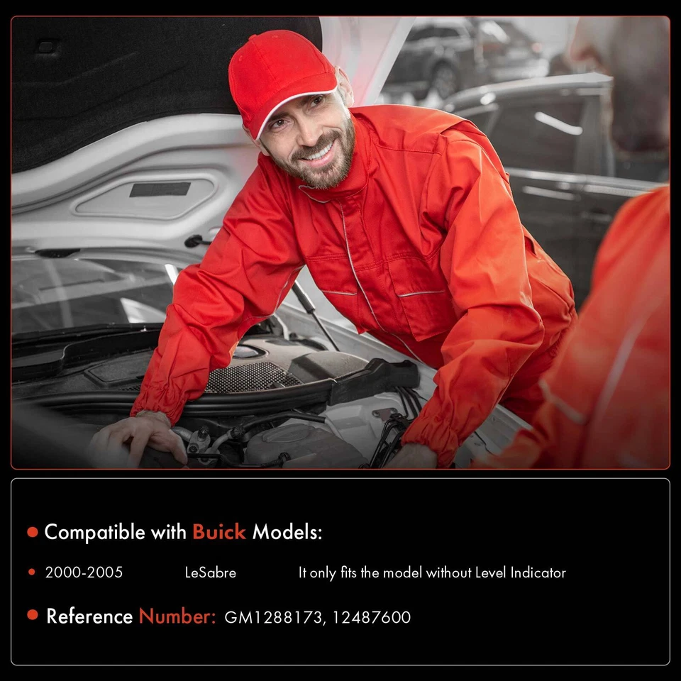 Depósito de lavadora de parabrisas con tapa de bomba manguera cuello de llenado para Buick LeSabre 00-05 Foto 2 de 4