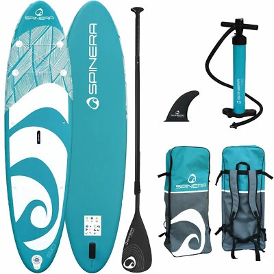 Spinera Lets Paddle SUP SET 9'10'' auflasbares Stand Up Paddle Board ISUP Blau