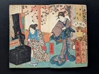 Japanese Ukiyo-e Woodblock Print Book 7-633 2-Volumes(1 book) Utagawa Toyokuni