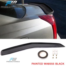 Fits 03-07 Cadillac CTS OE Style ABS Plastic Painted Black Trunk Spoiler Wing