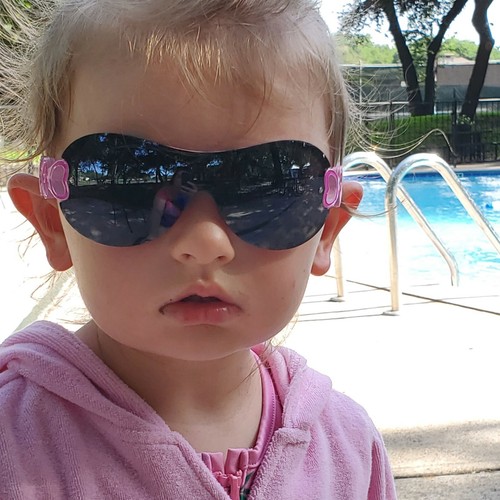 8 Styles : Kids Girls Sunglasses Flower Crown Butterfly Pink Childrens Glasses - Picture 21 of 105