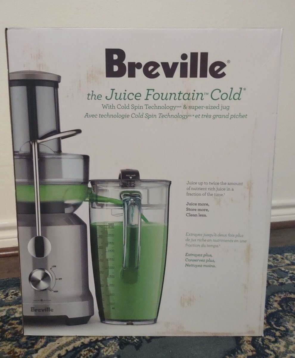 Breville Juicer Fountain Cold Electric Centrifugal (New in box w security  tape)