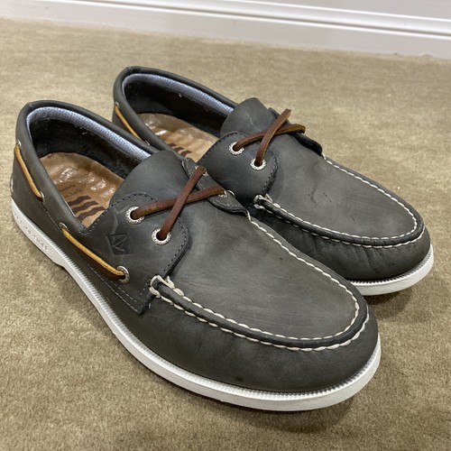 Plushwave Gray Boat Shoes Size 
