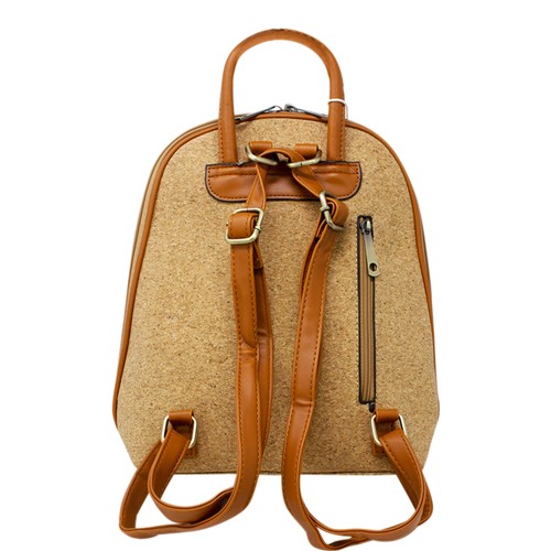 Damen Mehrfarbig Rucksack Tasche Damen Kork Rucksack Schulter Handtasche YGC2121 - Bild 8 von 24